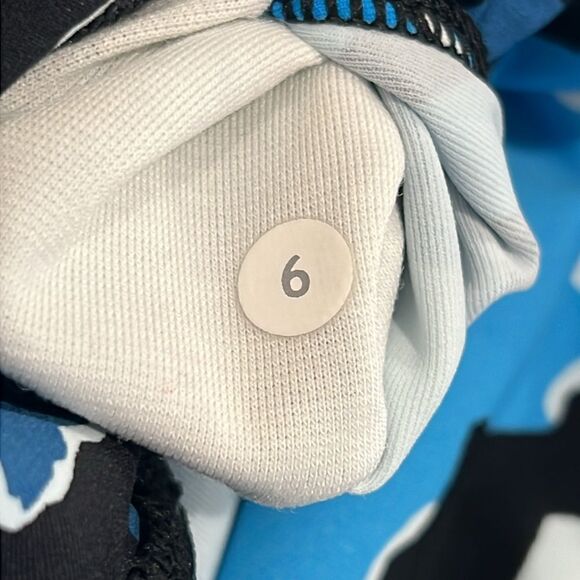 Lululemon Wunder Under Pant (Hi-Rise) Boom Bloom Beach Blanket Blue Ice Milk 6 - Picture 13 of 14